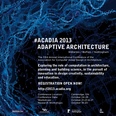 ACADIA 2013 postcard